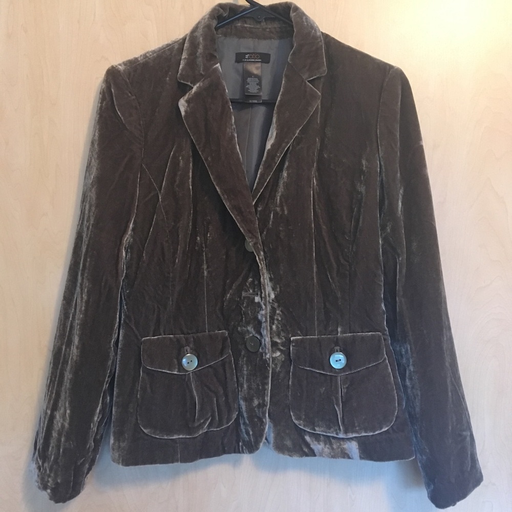 Velvety blazer